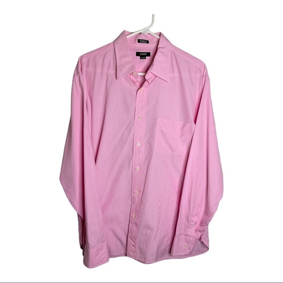 J Crew button down shirt size L 16/16.5 - Picture 1 of 3